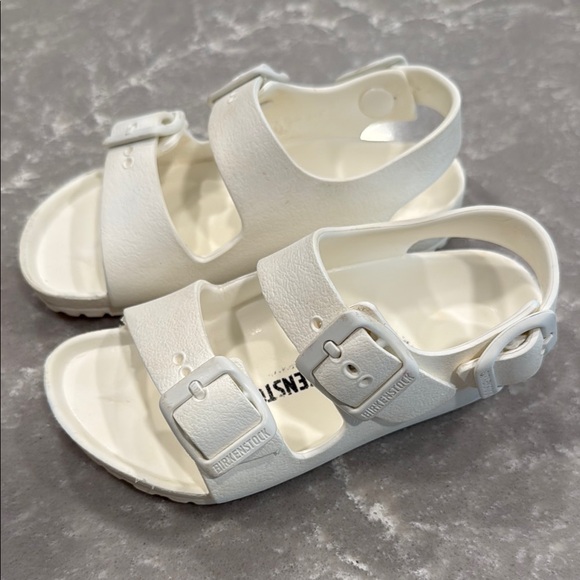 Birkenstock Eva Classic with Heel Strap White Waterproof Sandals - Picture 3 of 5